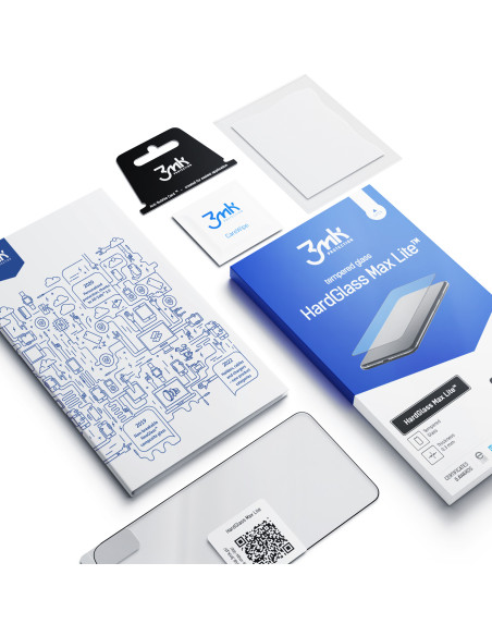 Szkło hartowane do iPhone 15 Pro Max 3mk HardGlass Max Lite Czarny