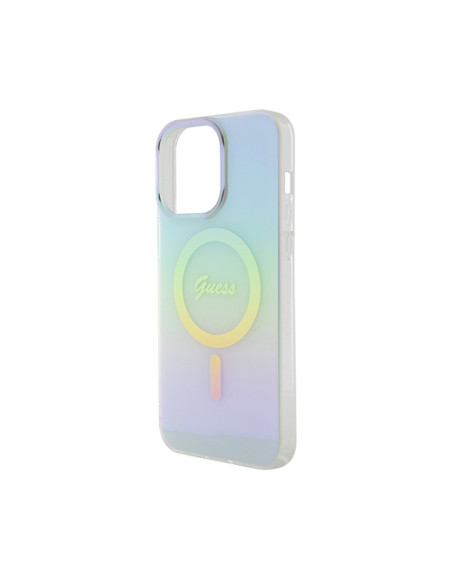 Etui Do iPhone 15 Pro Max Guess IML Iridescent MagSafe Wielokolorowy