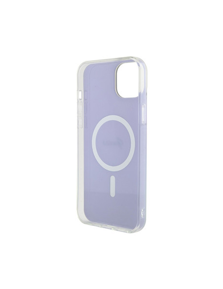 Etui Do iPhone 15 Plus Guess IML Iridescent MagSafe Fioletowy