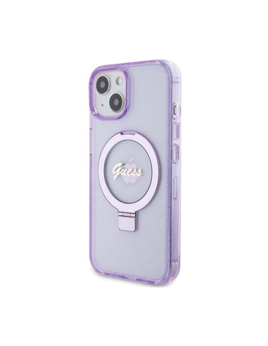 Etui Do iPhone 15 Plus Guess Ring Stand Script...