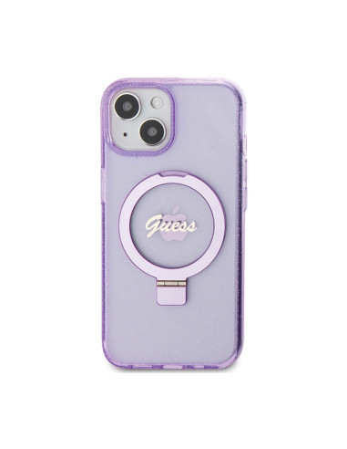 Etui Do iPhone 15 Plus Guess Ring Stand Script...