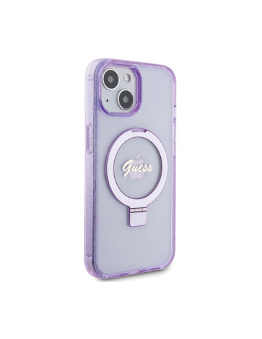 Etui Do iPhone 15 Plus Guess Ring Stand Script...