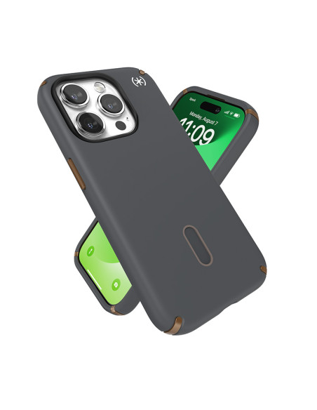Etui Do iPhone 15 Pro Speck Presidio2 Pro ClickLock & MagSafe Szary