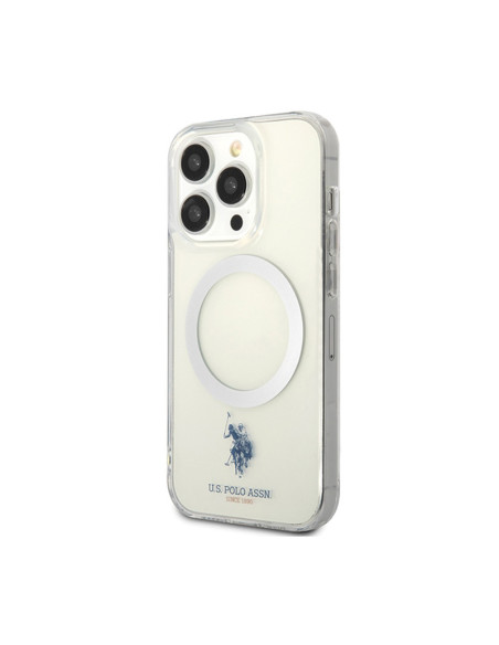 Etui Do iPhone 15 Pro Max US Polo Assn MagSafe Collection Przezroczysty