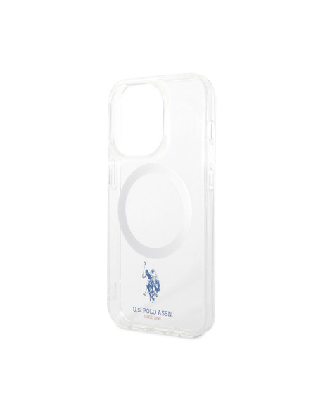 Etui Do iPhone 15 Pro Max US Polo Assn MagSafe Collection Przezroczysty