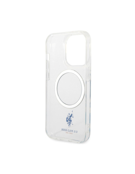 Etui Do iPhone 15 Pro Max US Polo Assn MagSafe Collection Przezroczysty