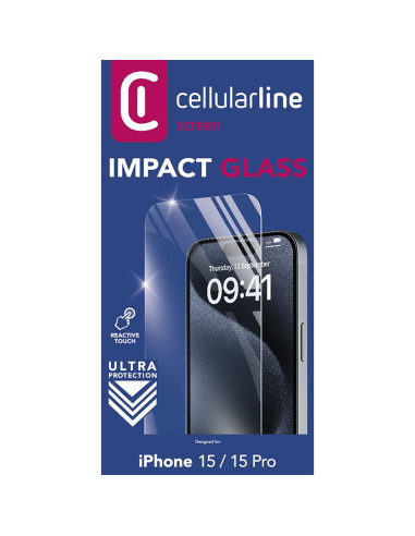 Hartowane szkło ochronne iPhone 15 / 15 Pro...