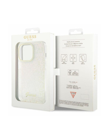 Etui Do iPhone 15 Pro Guess IML Faceted Mirror...
