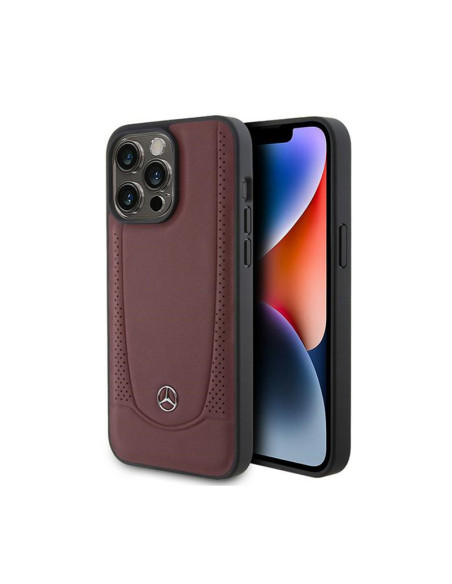 Etui Do iPhone 15 Pro Mercedes Leather Urban Line Czerwony