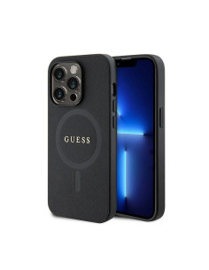Etui Do iPhone 15 Pro Guess Saffiano MagSafe Czarny