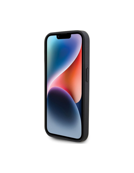 Etui Do iPhone 15 Pro Max BMW Leather Quilted Czarny