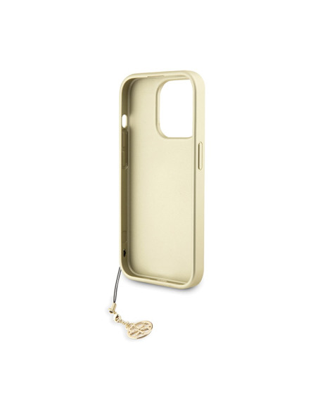 Etui Do iPhone 15 Pro Guess 4G Charms Collection Szary