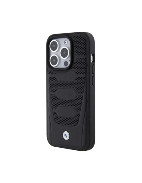 Etui Do iPhone 15 Pro Max BMW Leather Seats Pattern Czarny