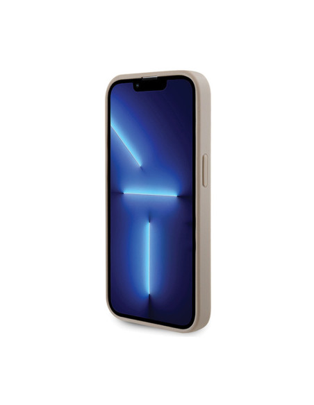 Etui Do iPhone 15 Pro Guess 4G Strass Metal Logo Złoty