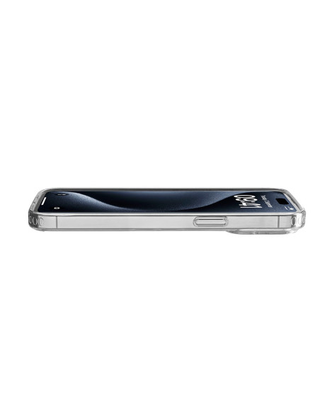 Etui Do iPhone 15 Pro Max z ochroną antybakteryjną Cellularline Clear Strong Przezroczysty