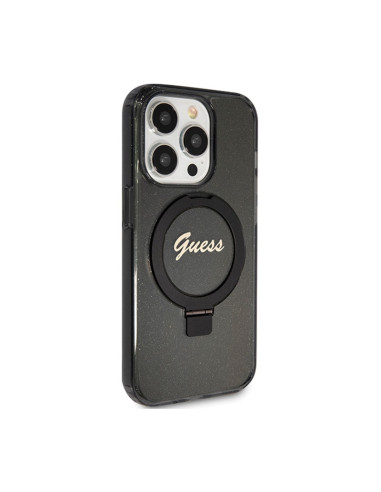 Etui Do iPhone 15 Pro Guess Ring Stand Script...
