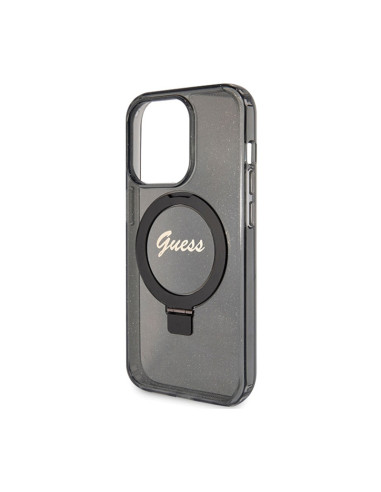 Etui Do iPhone 15 Pro Guess Ring Stand Script...