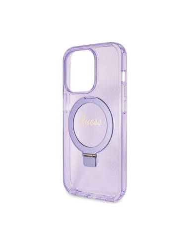 Etui Do iPhone 15 Pro Guess Ring Stand Script...