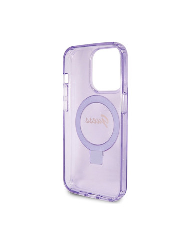 Etui Do iPhone 15 Pro Guess Ring Stand Script...