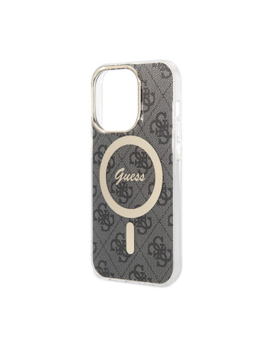 Etui Do iPhone 15 Pro Guess 4G MagSafe Czarny