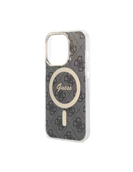 Etui Do iPhone 15 Pro Guess 4G MagSafe Czarny