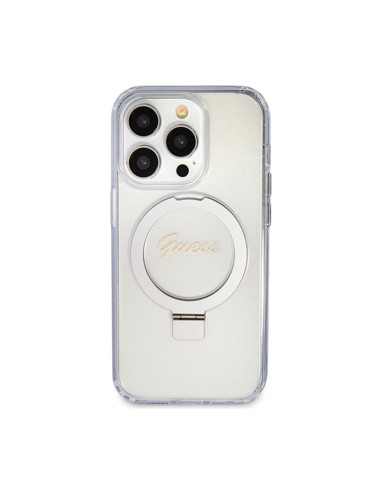 Etui Do iPhone 15 Pro Guess Ring Stand Script...