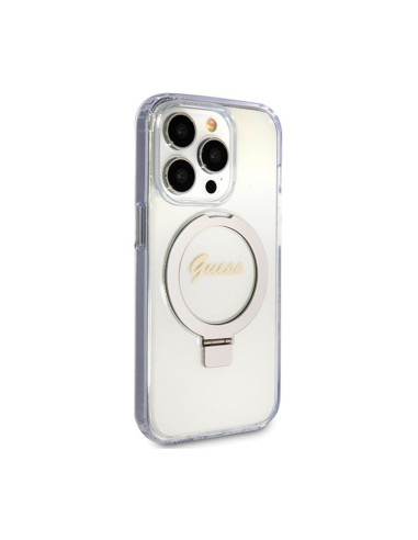 Etui Do iPhone 15 Pro Guess Ring Stand Script...