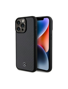 Etui Do iPhone 15 Pro Max Mercedes Carbon Fiber Dynamic Czarny