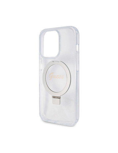 Etui Do iPhone 15 Pro Guess Ring Stand Script...