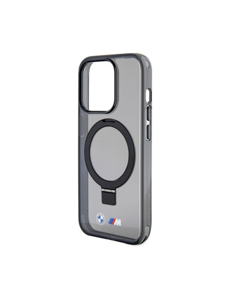 Etui Do iPhone 15 Pro BMW Ring Stand M Collection MagSafe Czarny