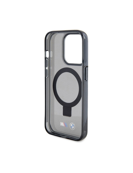Etui Do iPhone 15 Pro BMW Ring Stand M Collection MagSafe Czarny