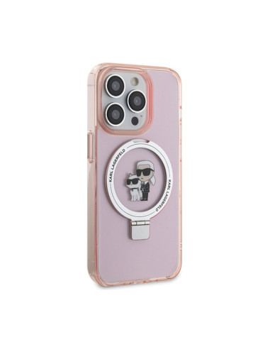 Etui Do iPhone 15 Pro Karl Lagerfeld Ring Stand...