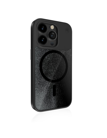 Etui antystresowe do iPhone 15 STM Relax Sand MagSafe Czarny