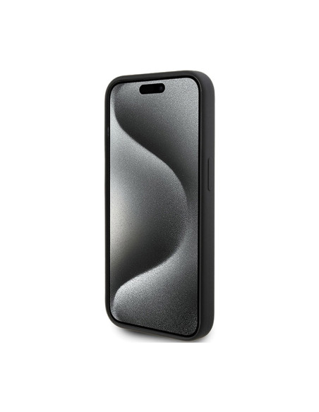 Etui Do iPhone 15 Pro Karl Lagerfeld Silicone Karl Script Czarny