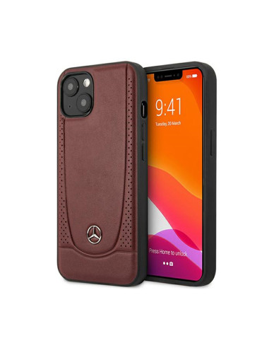 Etui Do iPhone 15 Mercedes Leather Urban Line Czerwony