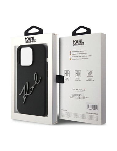 Etui Do iPhone 15 Pro Karl Lagerfeld Silicone...