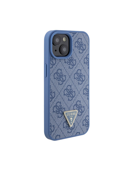 Etui Do iPhone 15 Guess Crossbody 4G Metal Logo Niebieski