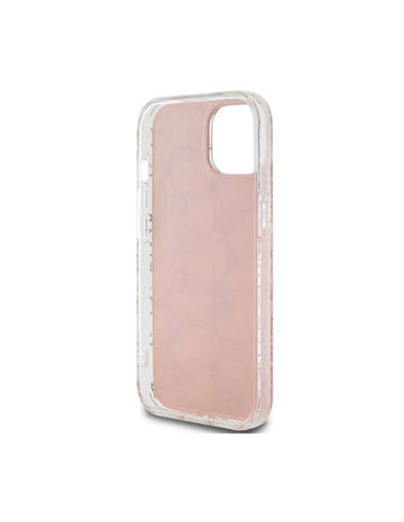 Etui Do iPhone 15 Hello Kitty IML Gradient Electrop Crowded Kitty Head Różowy