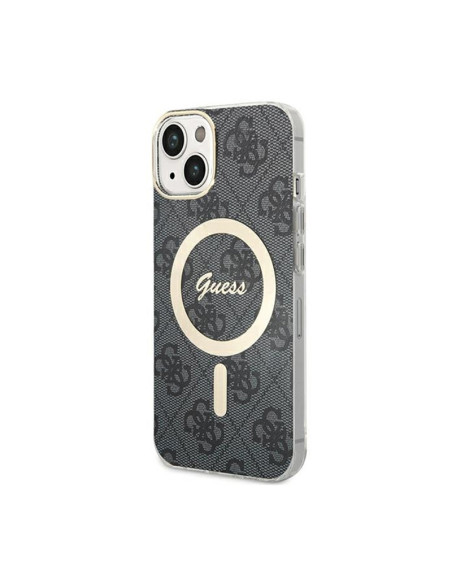 Etui Do iPhone 15 Guess 4G MagSafe Czarny