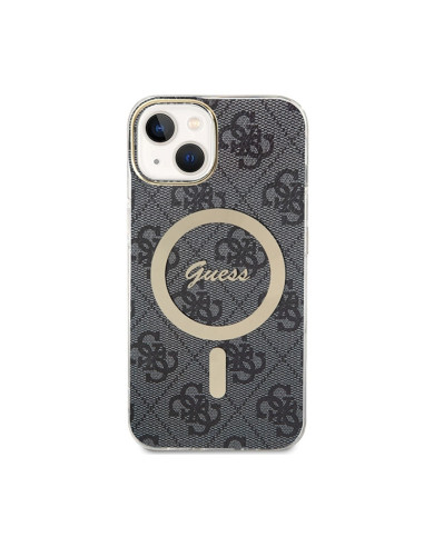 Etui Do iPhone 15 Guess 4G MagSafe Czarny