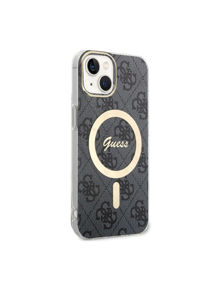 Etui Do iPhone 15 Guess 4G MagSafe Czarny