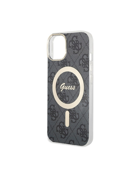 Etui Do iPhone 15 Guess 4G MagSafe Czarny
