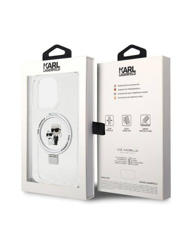 Etui Do iPhone 14 Pro Karl Lagerfeld Ring Stand...