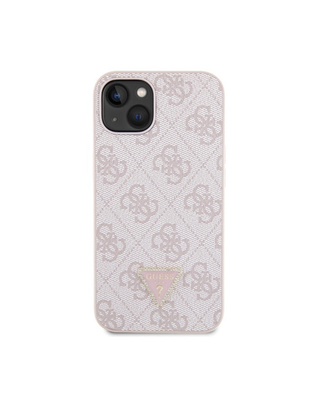 Etui Do iPhone 14 Pro Max Guess Crossbody 4G Metal Logo Różowy