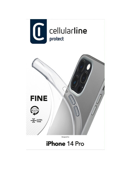 Etui Do iPhone 14 Pro Cellularline Fine Przezroczysty