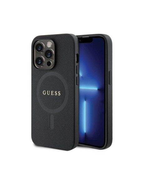 Etui Do iPhone 14 Pro Guess Saffiano MagSafe Czarny