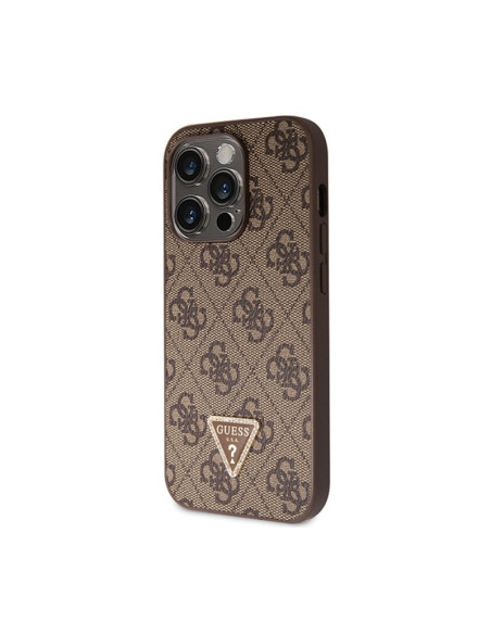 Etui Do iPhone 14 Pro Guess Crossbody 4G Metal Logo Brązowy