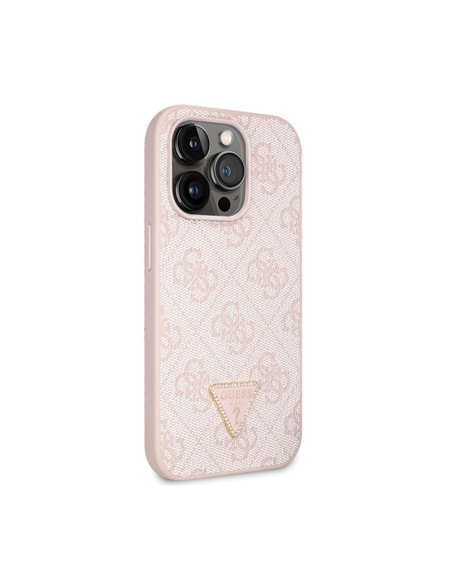 Etui Do iPhone 14 Pro Guess Crossbody 4G Metal Logo Różowy