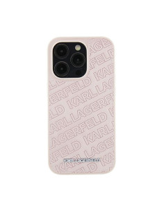 Etui Do iPhone 15 Karl Lagerfeld Quilted K Pattern Różowy