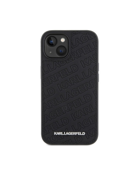 Etui Do iPhone 15 Karl Lagerfeld Quilted K Pattern Czarny